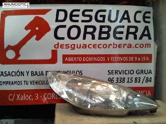 106822 faro de peugeot 206 cc cc 1.6