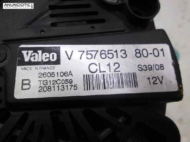 Alternador 3120996 2605106a peugeot 308