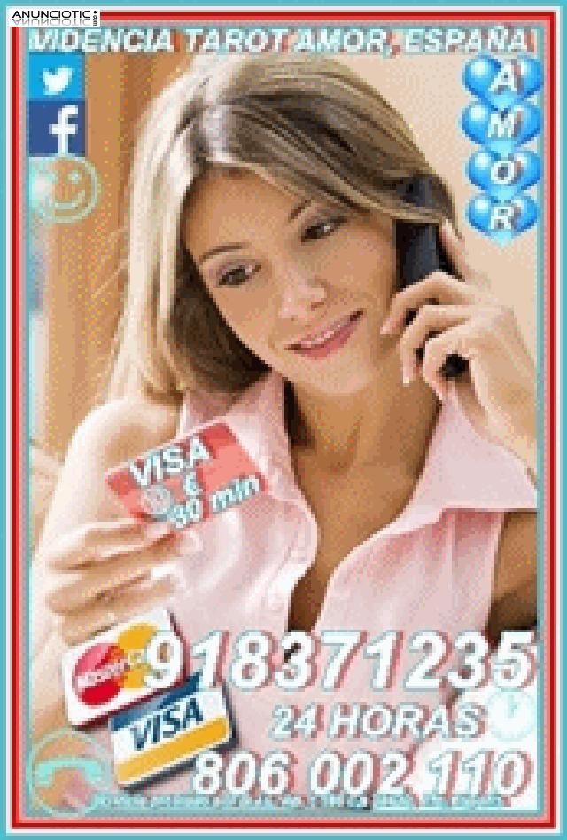 Oferta tarot  Amor  5 15 min, 918 371 235 online  de España