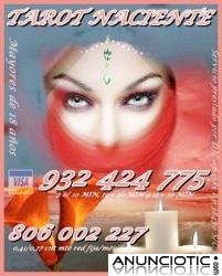 oferta tarot visa naciente 932 424 775 por 5 10mtos. barato 806 002 227 por sólo 0,41 ctm