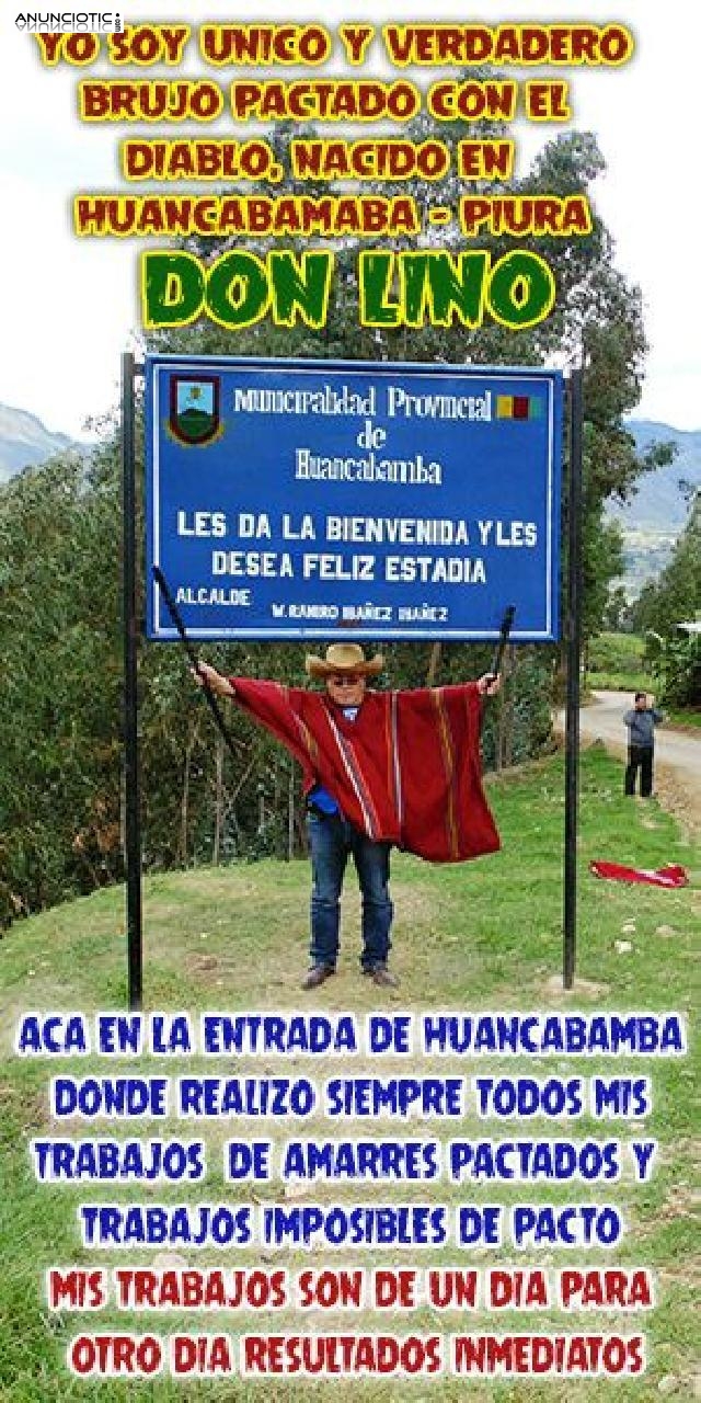 EL MEJOR BRUJO EN  ZUAY-CUENCA DON LINO UNICO BRUJO PACTADO CON EL DIABLO.