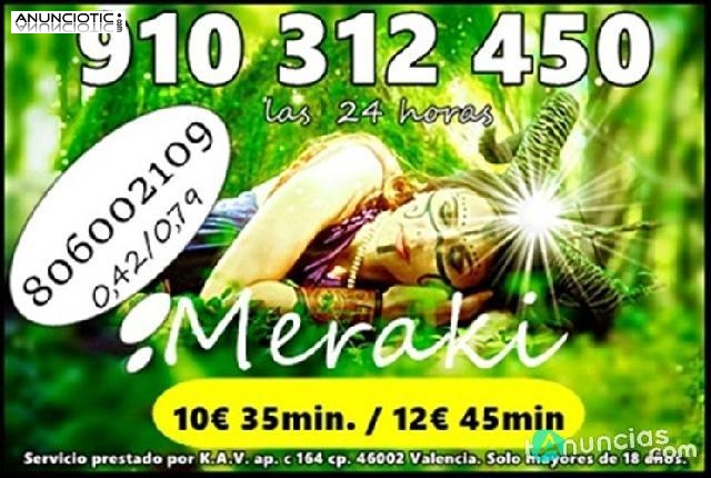 TAROT/MAGIA /VIDENCIA VISA 910312450 -806002109 Coste min. 0,42/0,79 cm  m