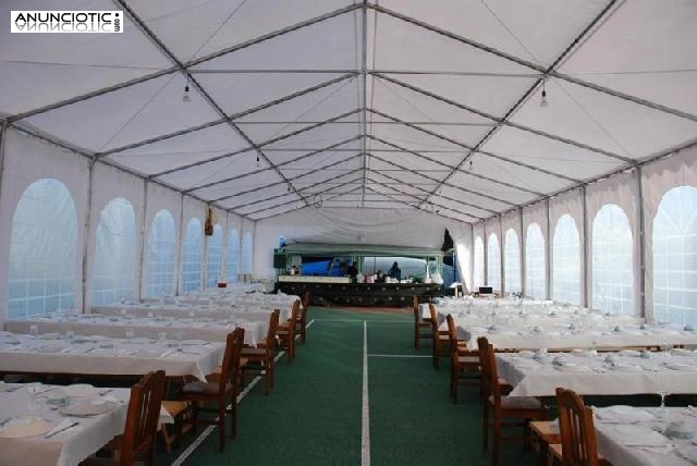 Carpa xxl 20x8, precio 3267 euros