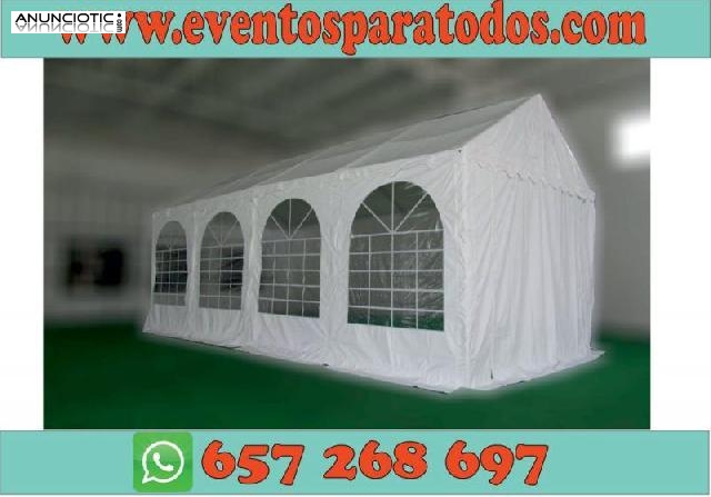 Carpas de 4x8 estándar 569 euros 