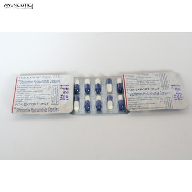 Sibutramine 15mg (Sibutramine Meridia) 30 Capsules 