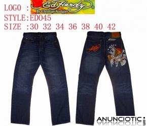 ED hardy jeans para hombres