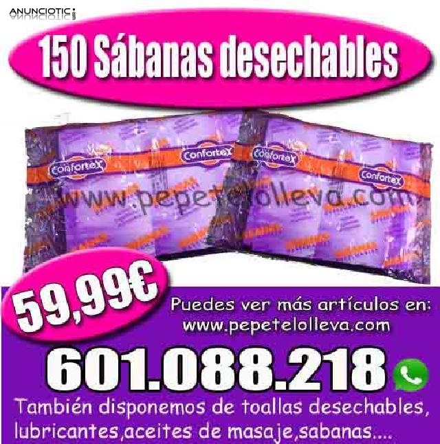 150 sábanas desechables 59,99  pepetelolleva.com