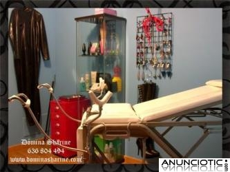 AMA SADO SESIONES ESTUDIO BDSM EQUIPADO 2 SALAS MEDICAL,LATEX,, CUERO