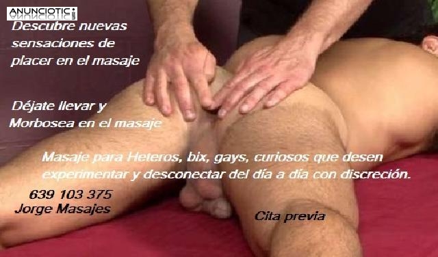 Masaje para hombres bix, gays, heteros curiosos