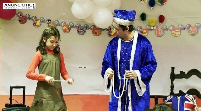 Magos para celebraciones en Zaragoza, fiestas infantiles a domicilio