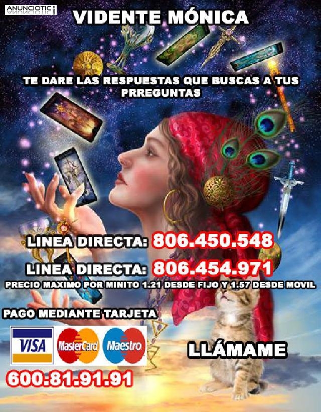 tarot videncia sinceridad Mónica yemanja visa barata