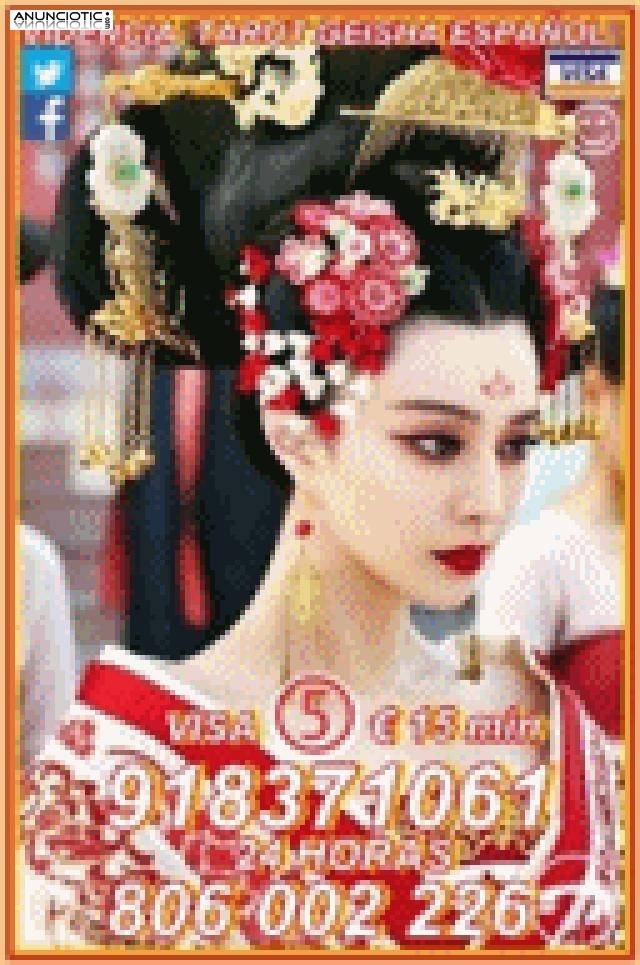 tarot oriental Geisha Visa desde 5 15 MIN  online español 918 371 061.