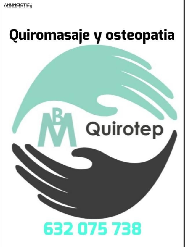 QUIROMASAJE, OSTEOPATIA, REFLEXOLOGIA